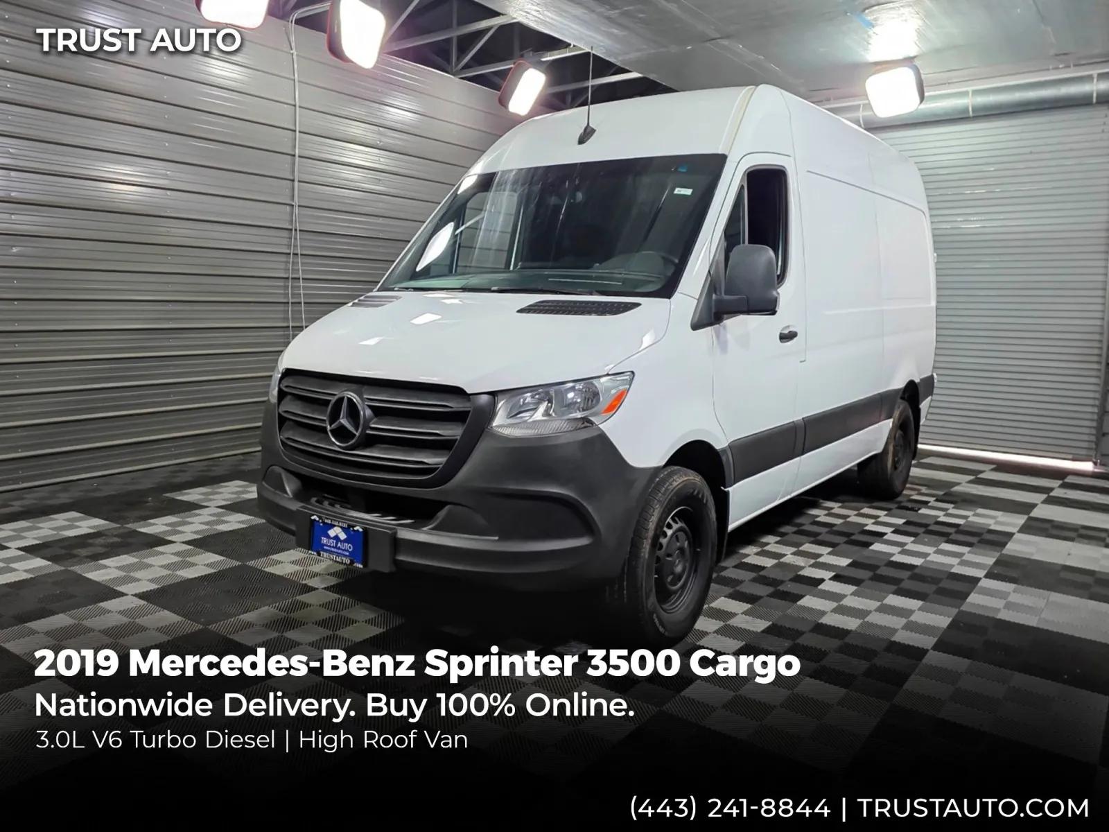 mercedes-benz sprinter cargo van 2019 WD3PF0CDXKP058049 image mercedes-benz sprinter cargo van 2019 WD3PF0CDXKP058049 image